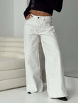 product Princess Polly High Waisted  Eivissa Baggy Jeans Pearl