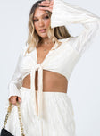 Princess Polly  Talissa Long Sleeve Top White