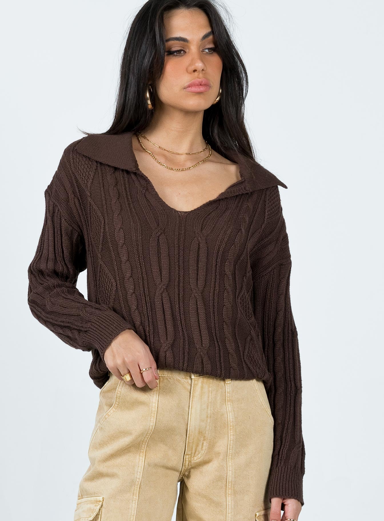 Symons sweater brown