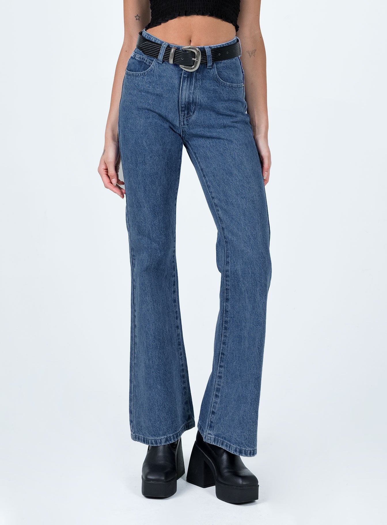 Cabarita lounge denim jeans dark wash