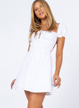 Princess Polly   Yasmina Mini Dress White