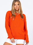 Larissa Sweater Orange Princess Polly  regular 