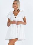 product Princess Polly V-Neck  Daxton Mini Dress White