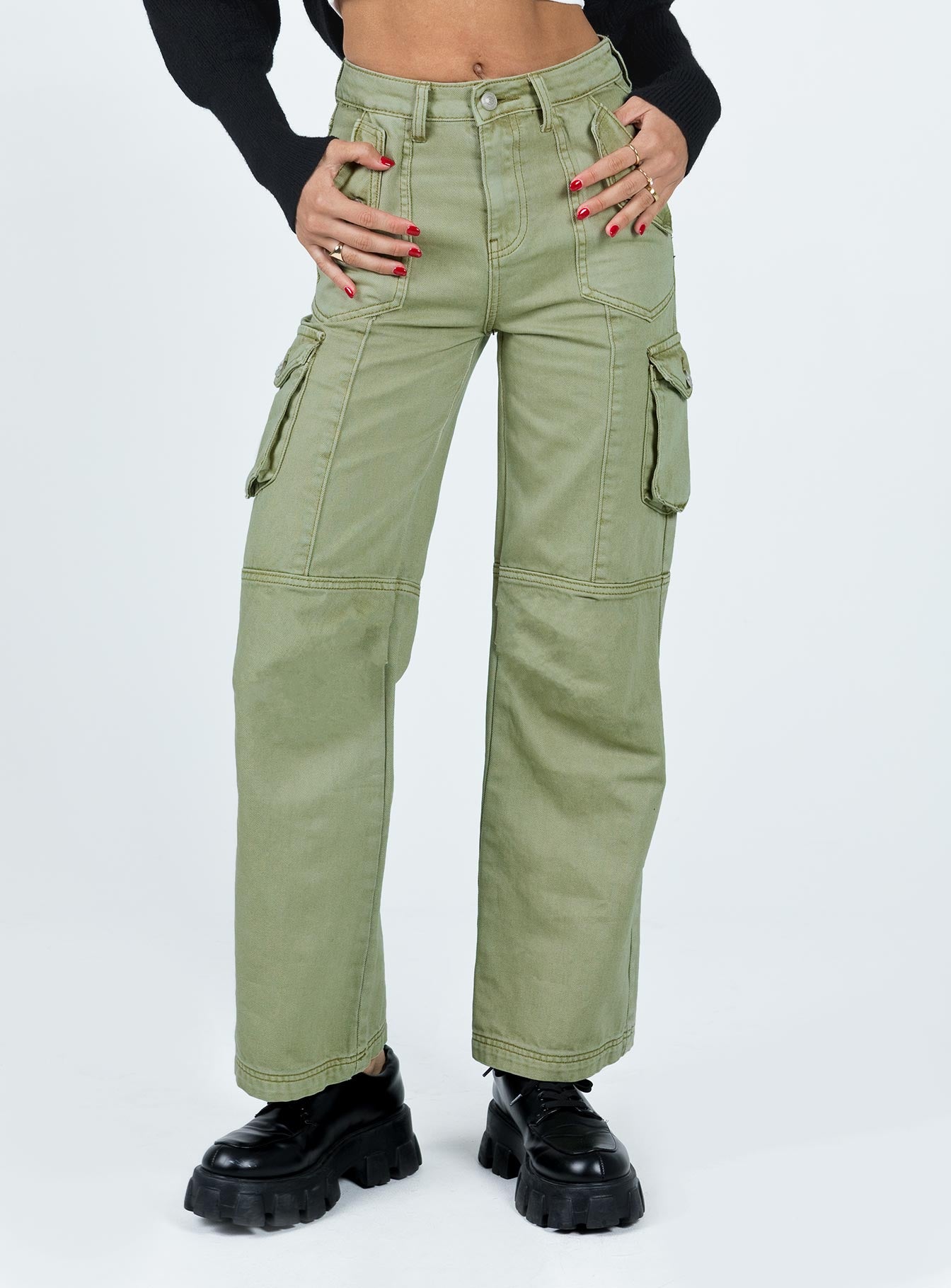 Oswell cargo pants green