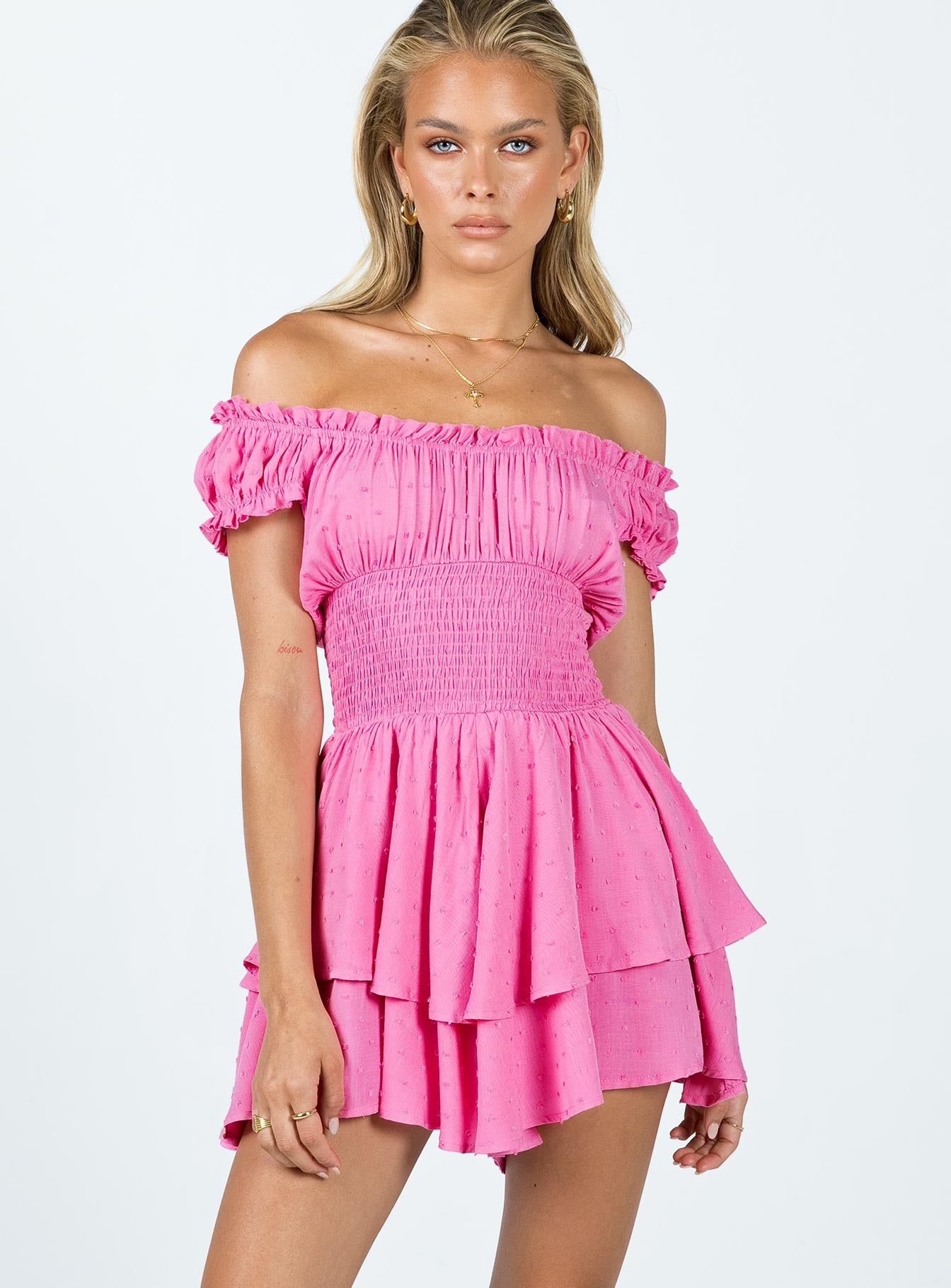 The love galore romper pink