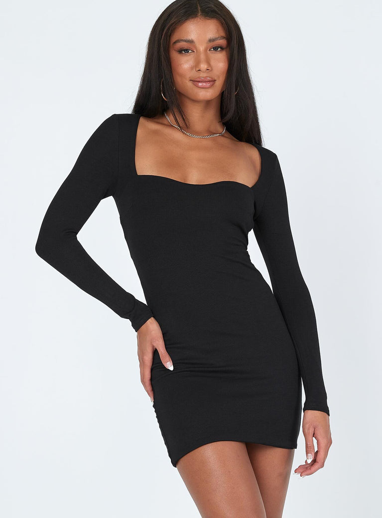 Nolan Mini Dress Black