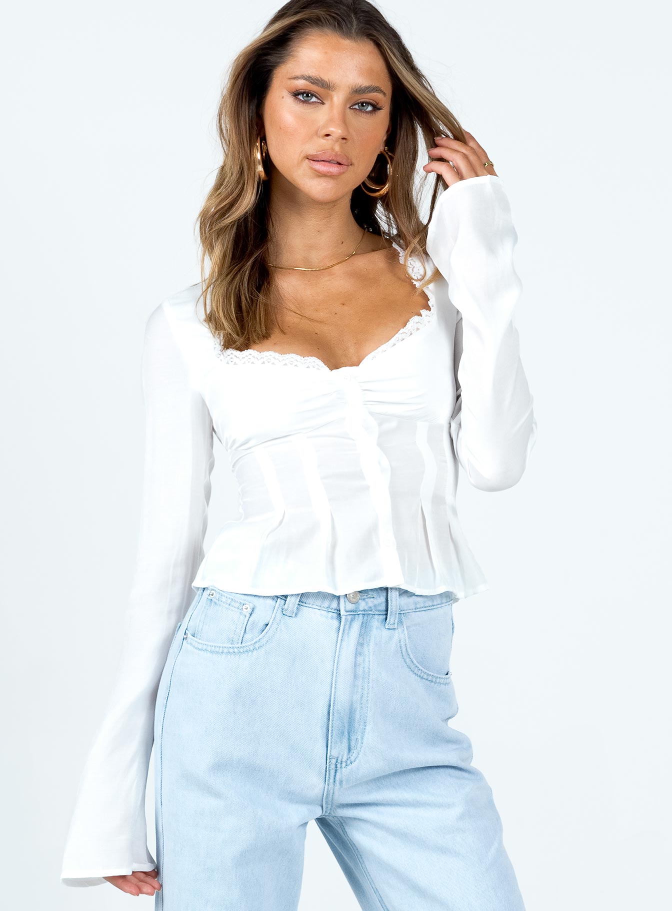 Lil sweetheart top ivory