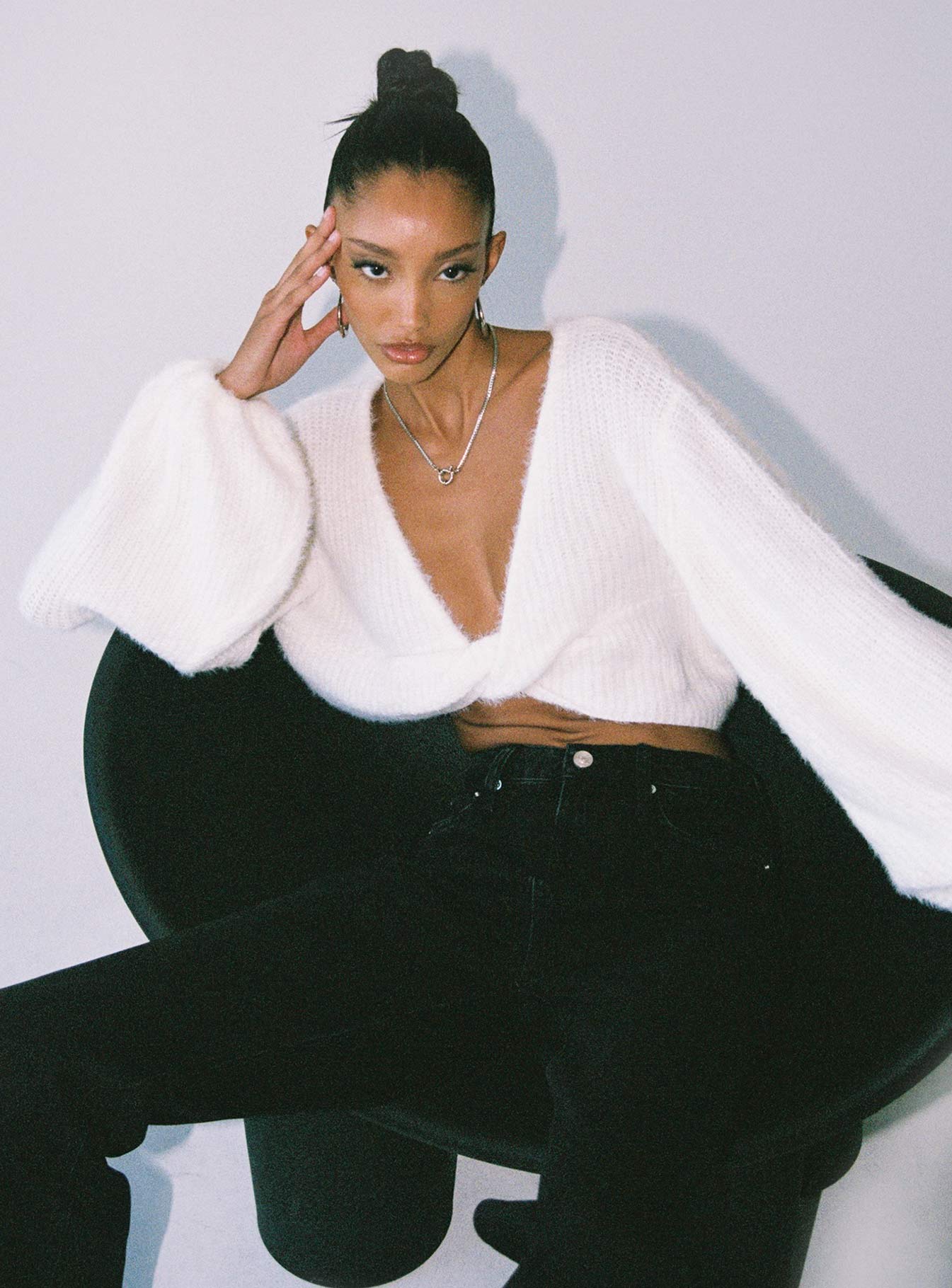 The Henrik Cropped Sweater | Princess Polly
