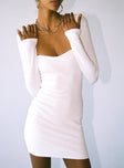 Princess Polly Sweetheart Neckline  Nolan Mini Dress White