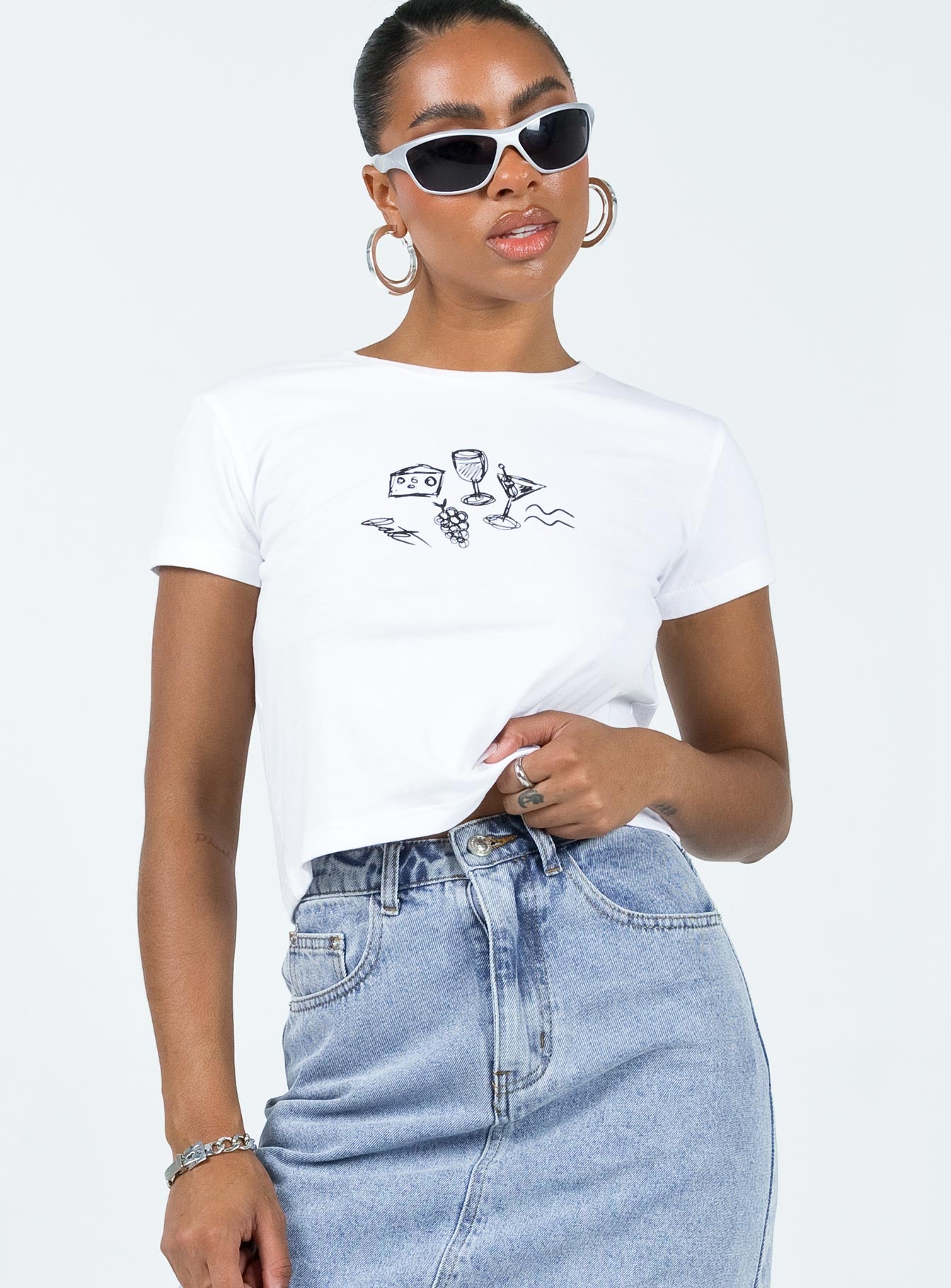 Better together tee white