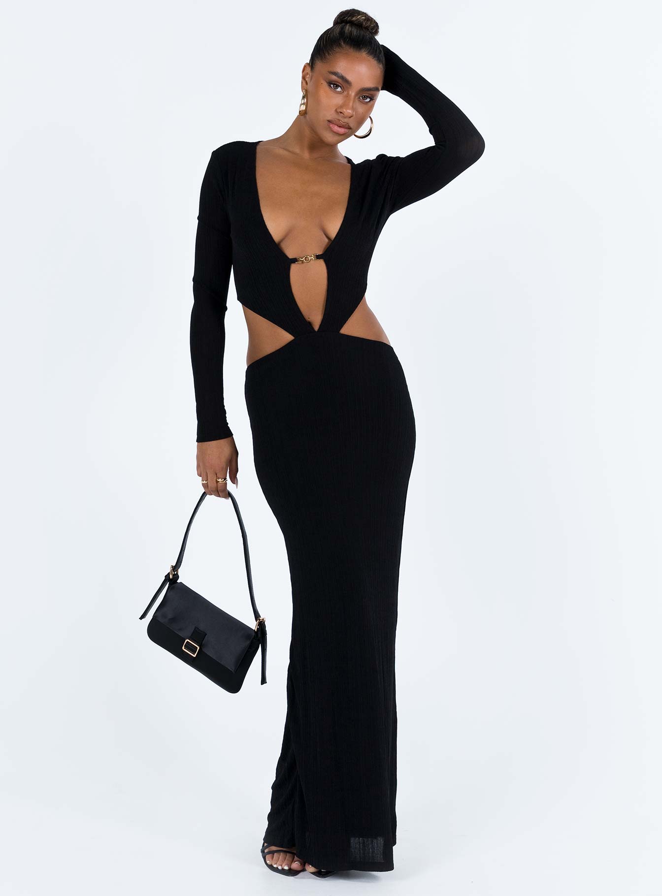 Everton maxi dress black