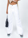 Princess Polly  Miami Vice Pant White