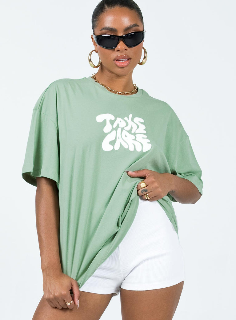 Oversized tee Graphic print on front