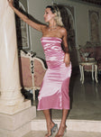 Shaya Strapless Maxi Dress Pink