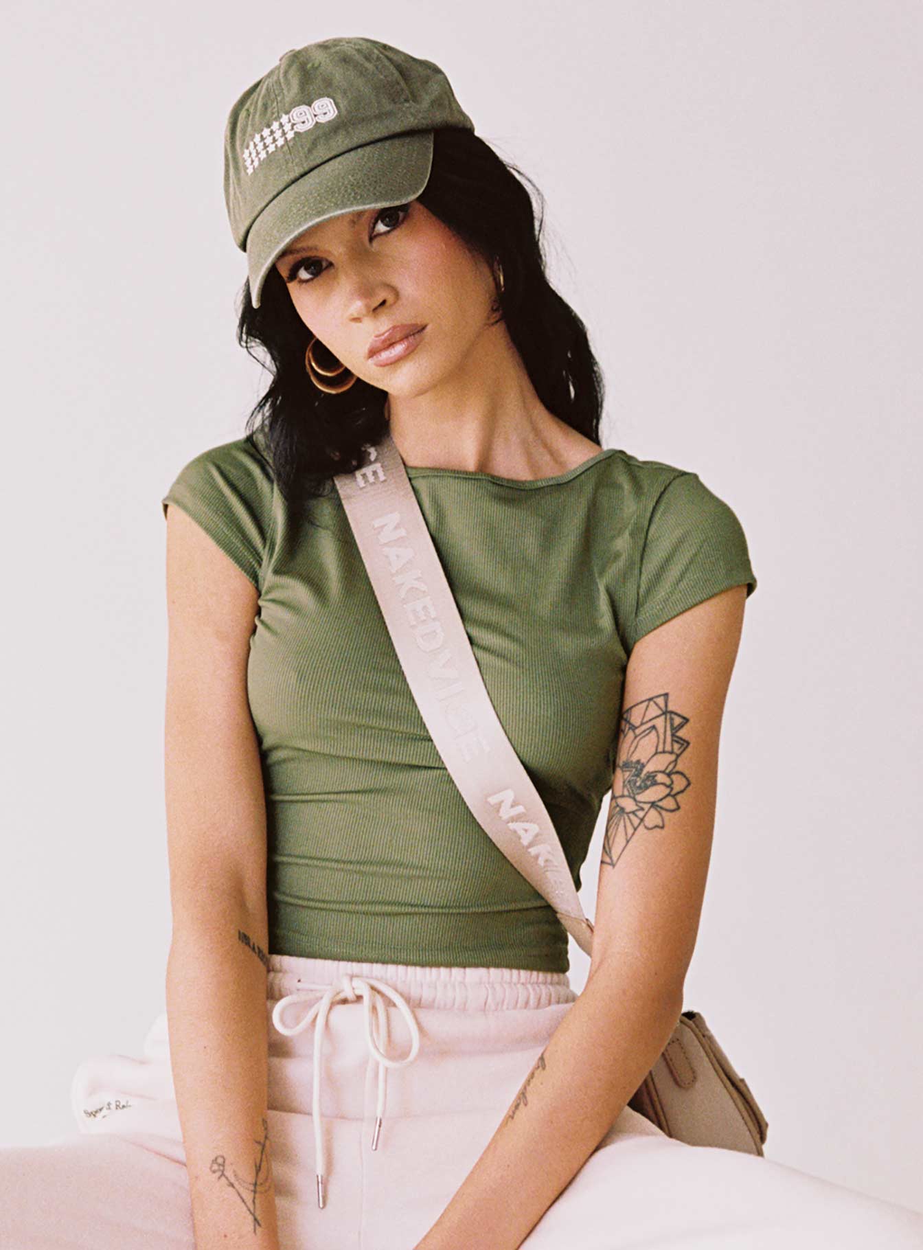 product Princess Polly Short Sleeves Square Neck  Solita Top Green