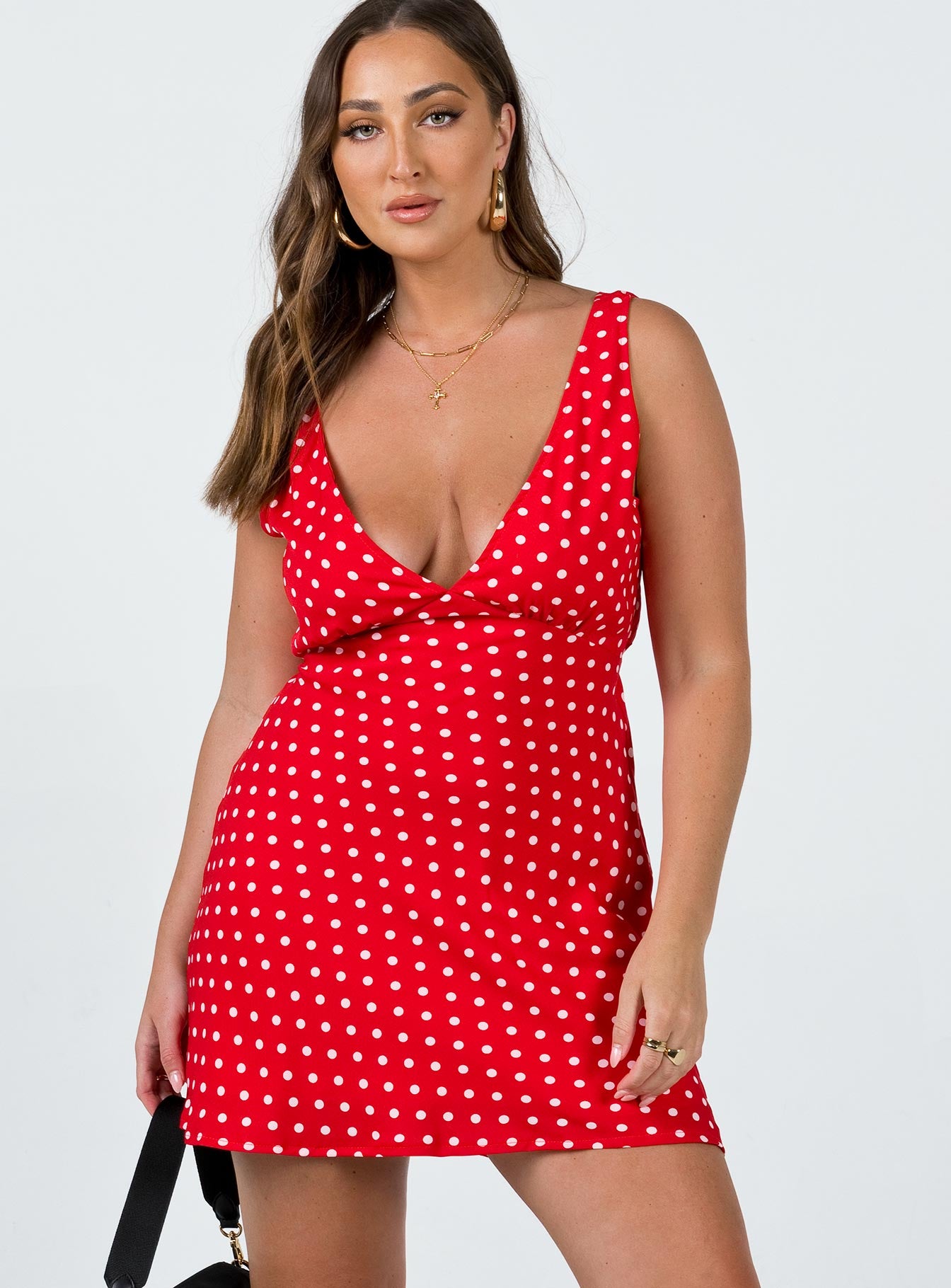 Princess polly 2024 red wrap dress