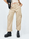 product Princess Polly  Nichols Cargo Pants Beige