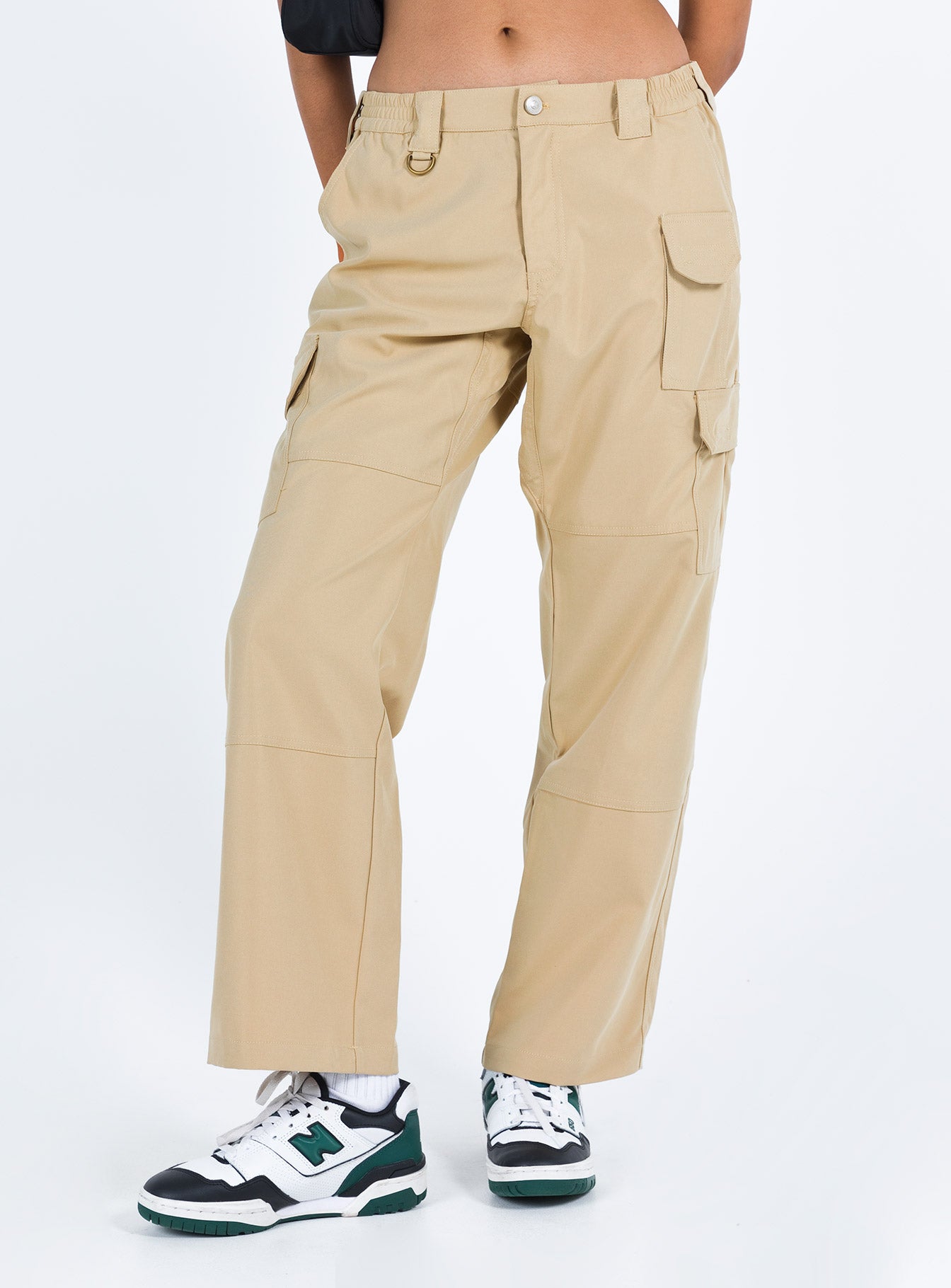 product Princess Polly High Waisted Pants  Aysa Cargo Pants Khaki