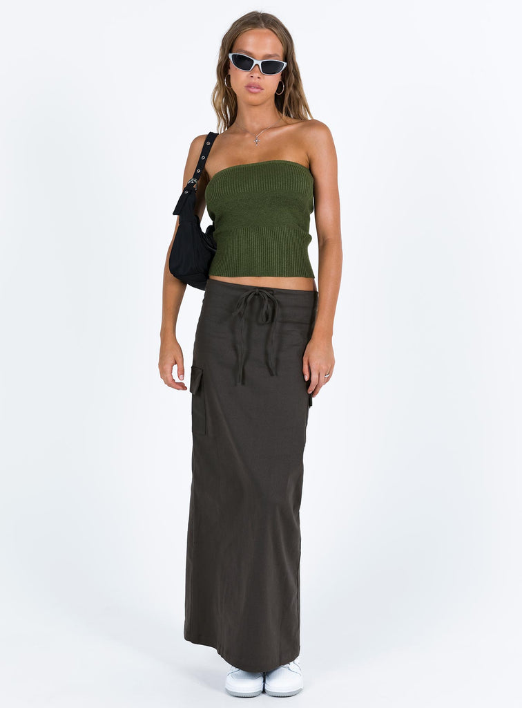 My Girl Maxi Skirt Slate