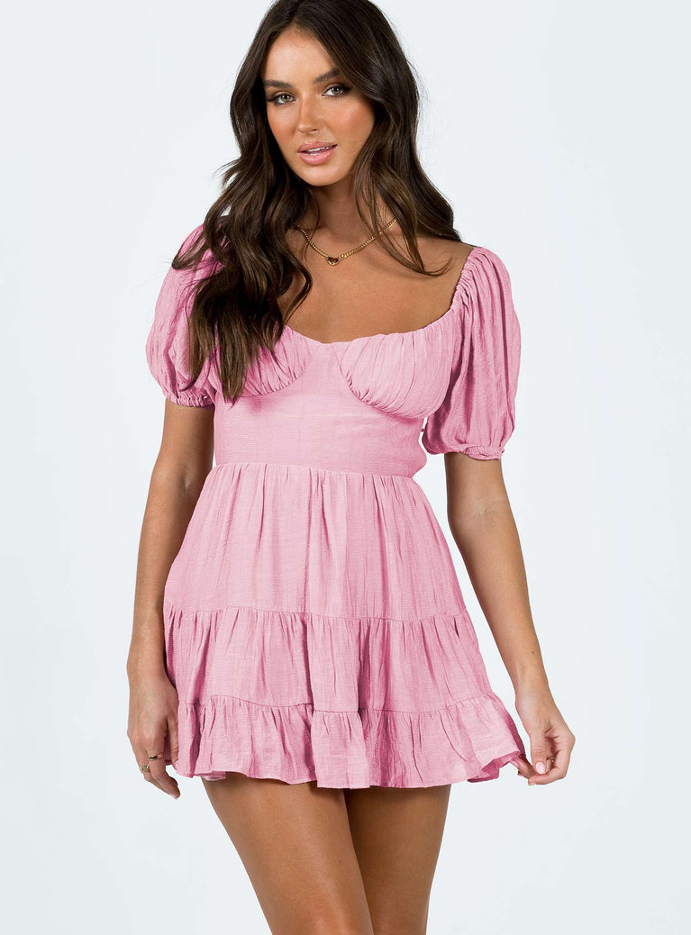 product Princess Polly Square Neck  Gracelyn Mini Dress Pink