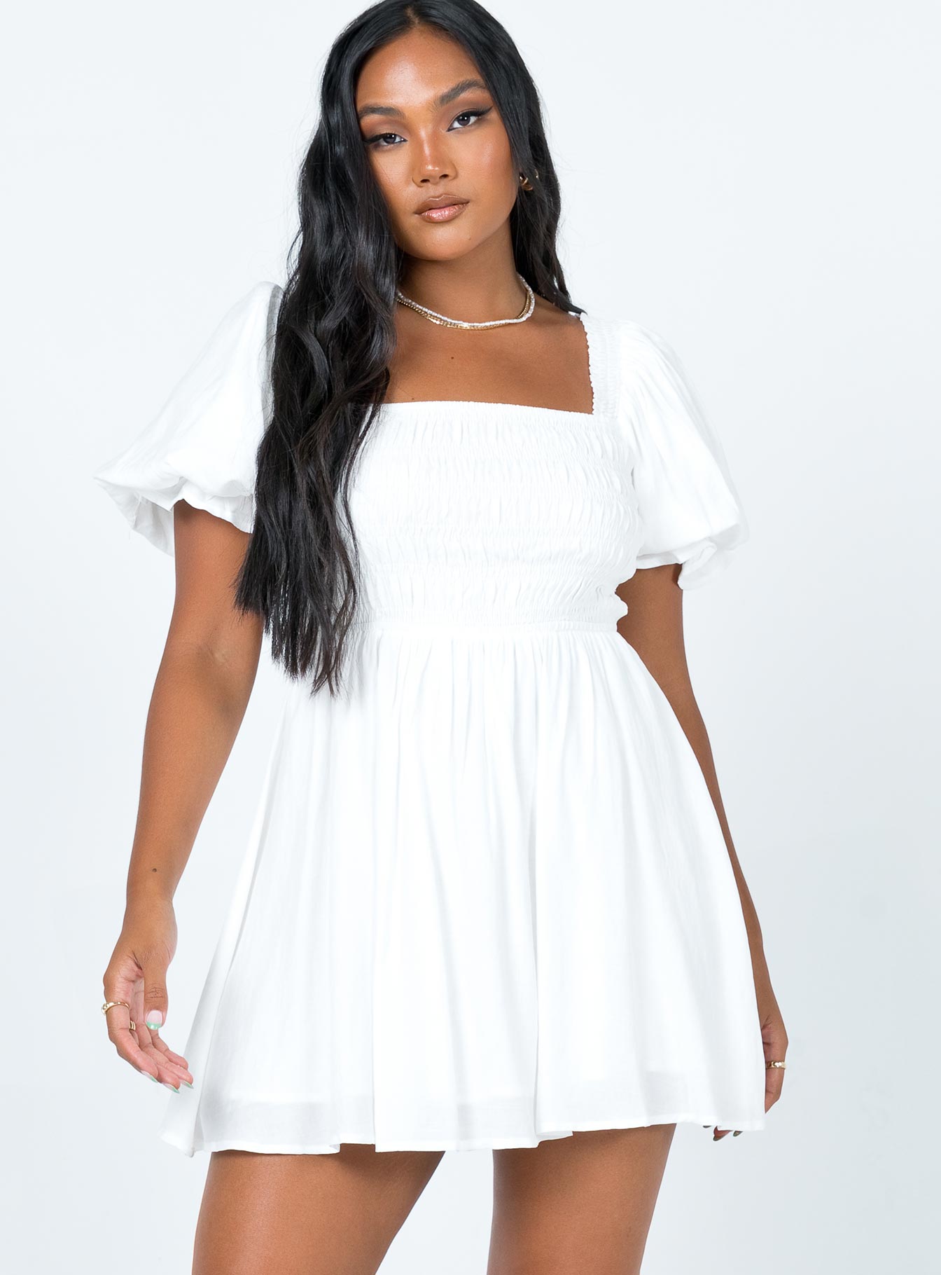 Dani Mini Dress White Dani Mini Dress White