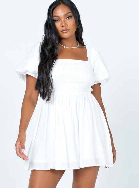 danny mini dress princess polly Danny Mini Dress Green, Fit & flare, Polyester rayon