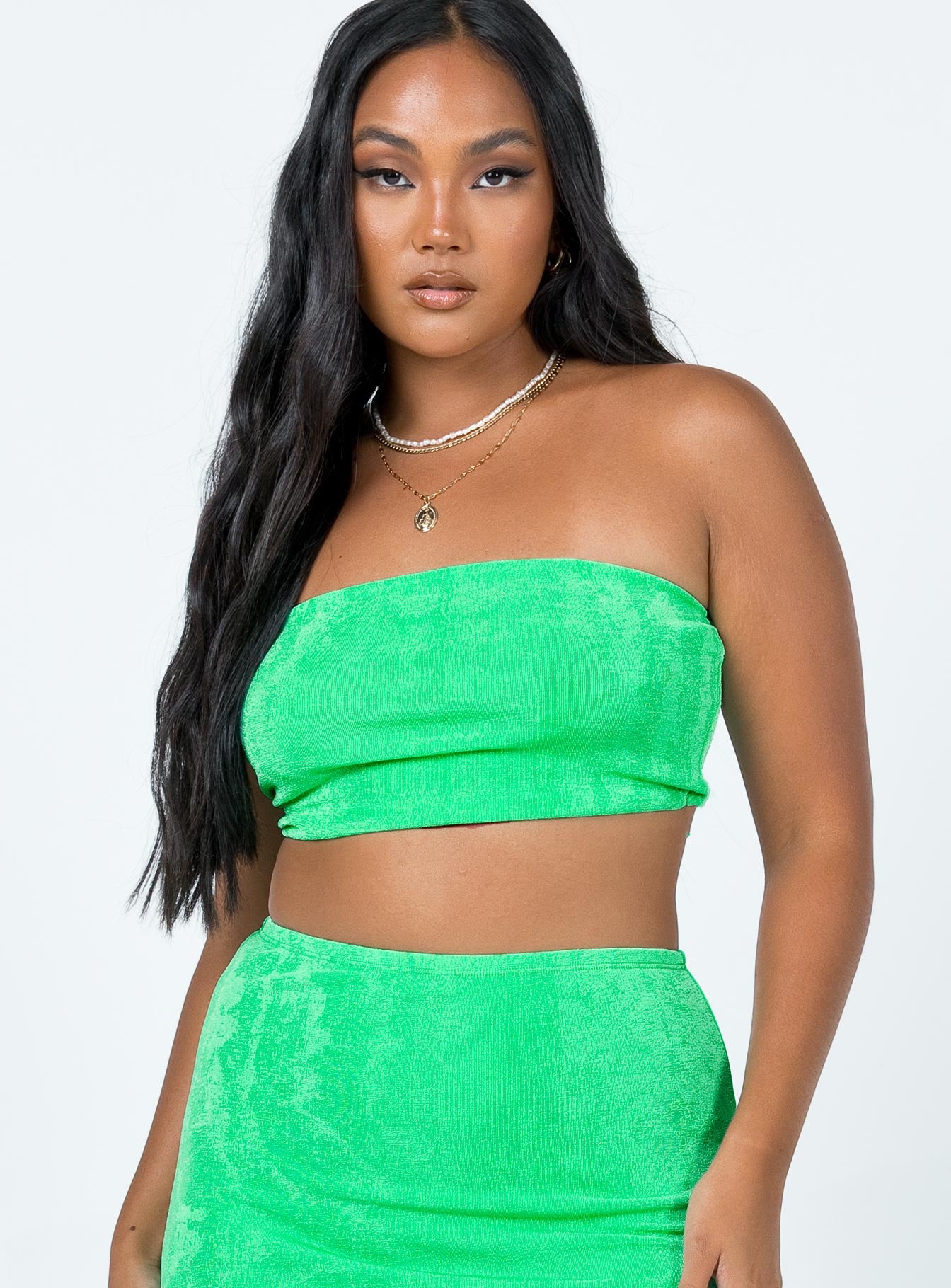 product Princess Polly  Maci Strapless Top Green