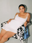 product Princess Polly Asymmetric Neckline  Kiribati Mini Dress White Curve