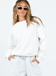 Health Sweatshirt White Princess Polly  regular 