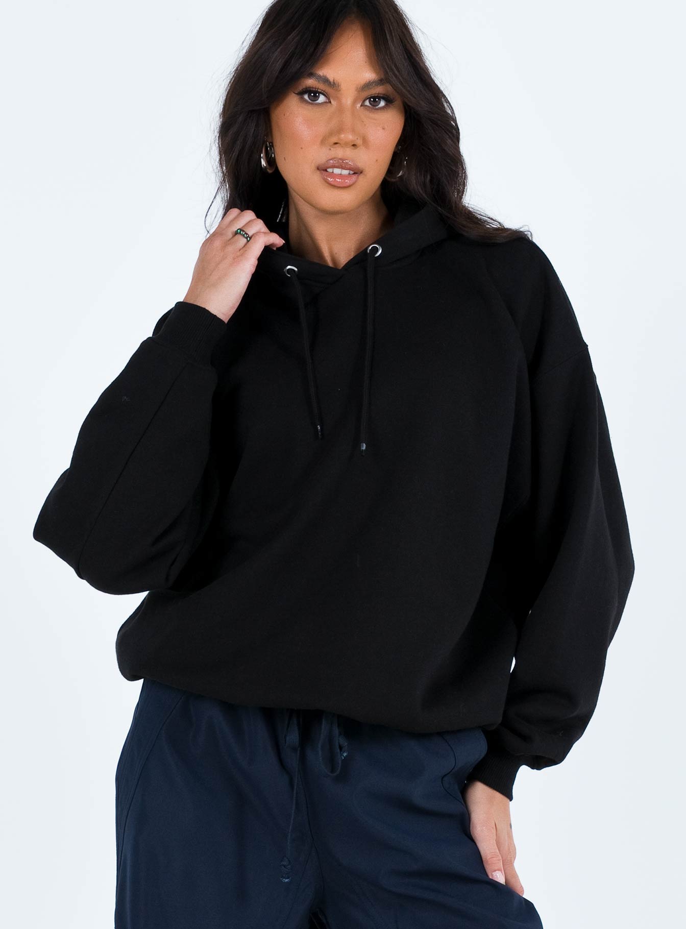 Ritu oversized hoodie black