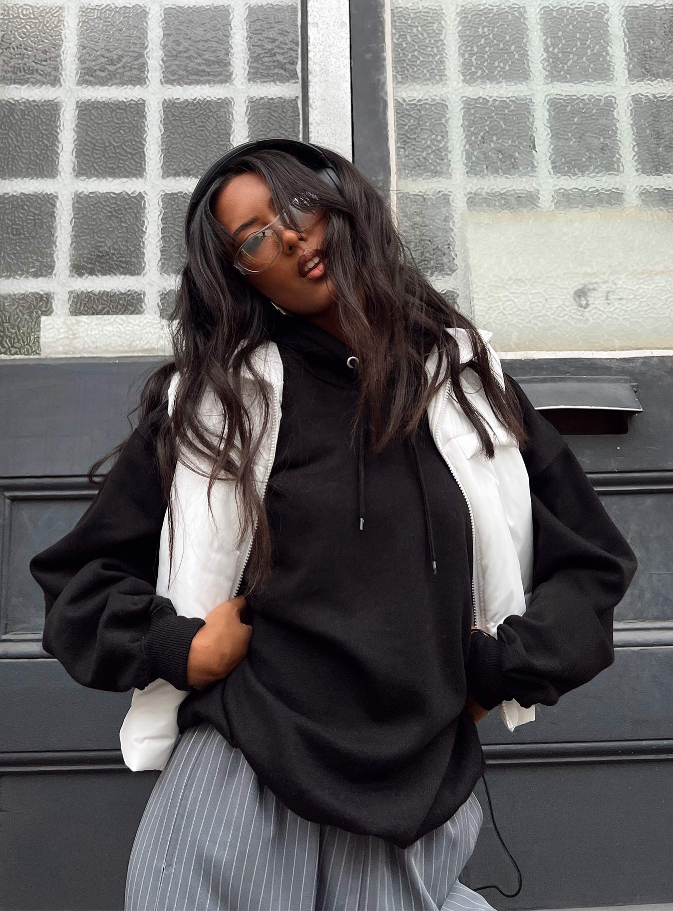 Ritu oversized hoodie black