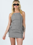 Princess Polly   Motel Schmidt Mini Dress Grey