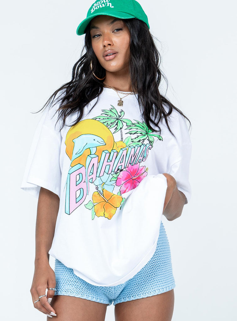 Bahamas Tee White