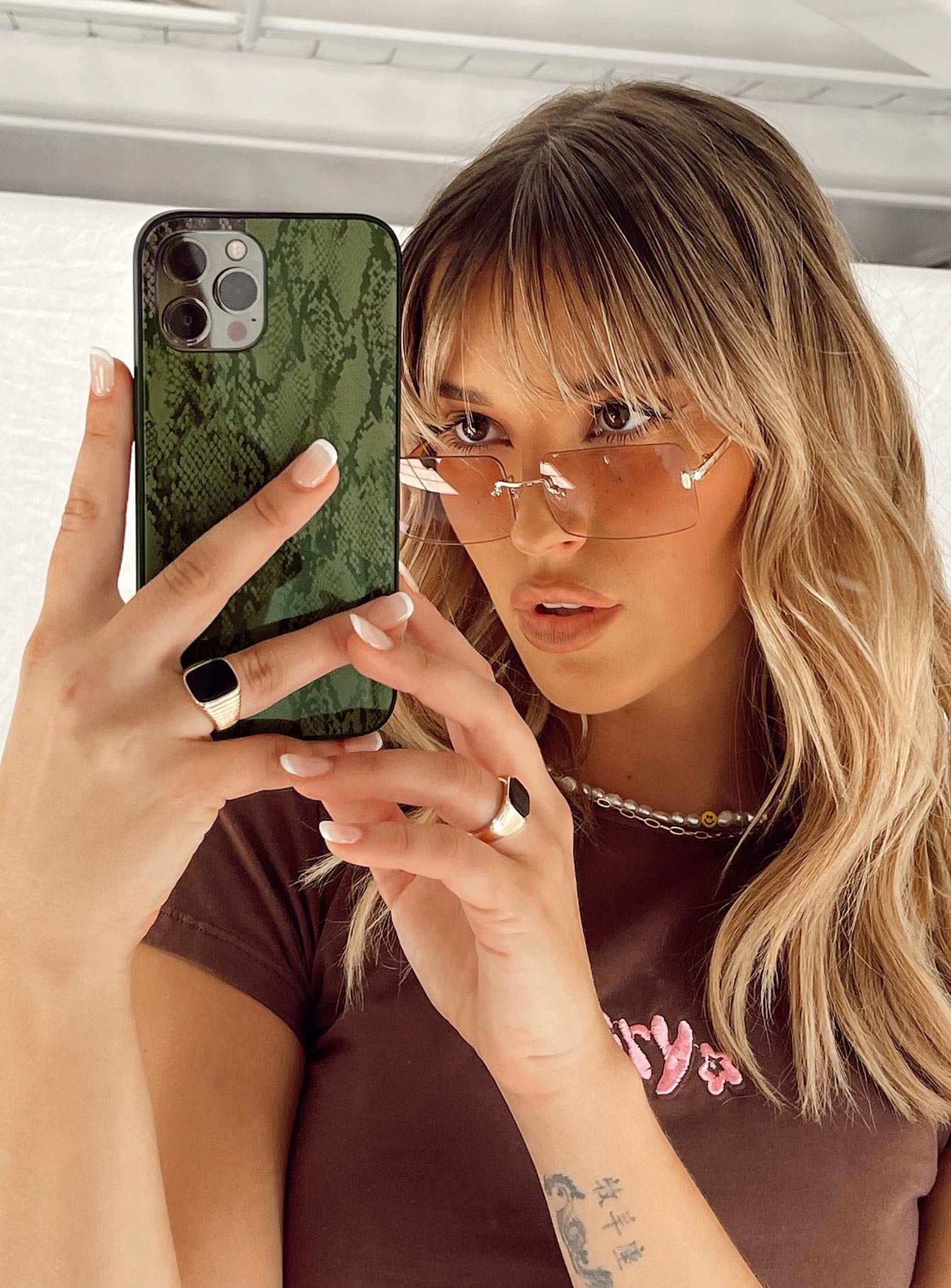 Serpent Whispers iPhone Case