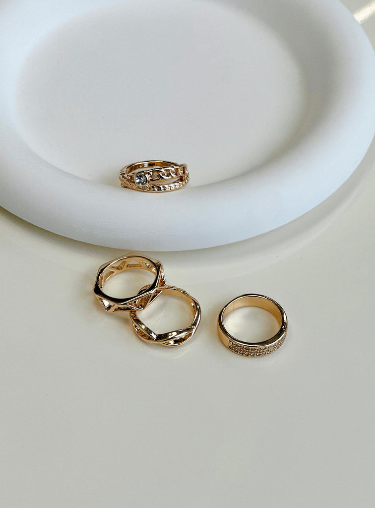 Meela Ring Pack Gold