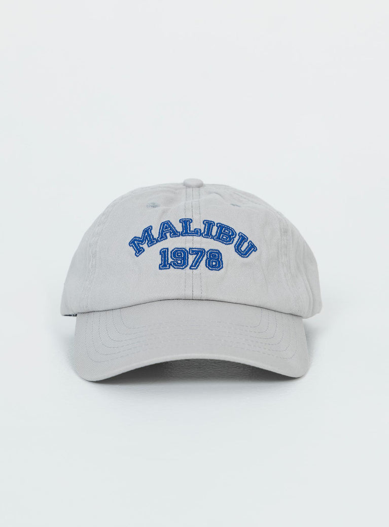 Malibu 1978 Dad Cap Grey
