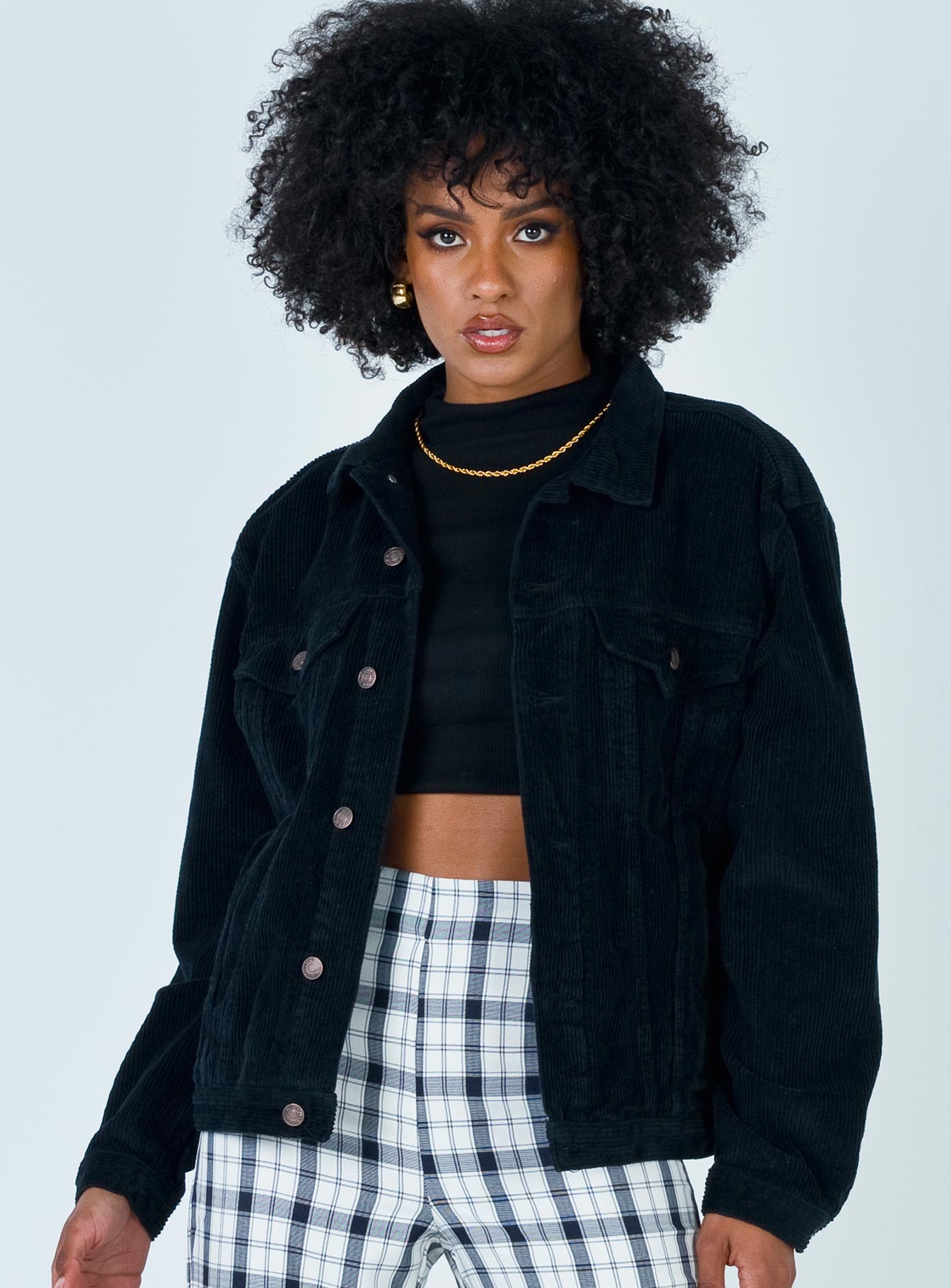 Princess polly outlet black denim jacket