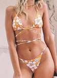 Kaila Bikini Bottom Bright Orange