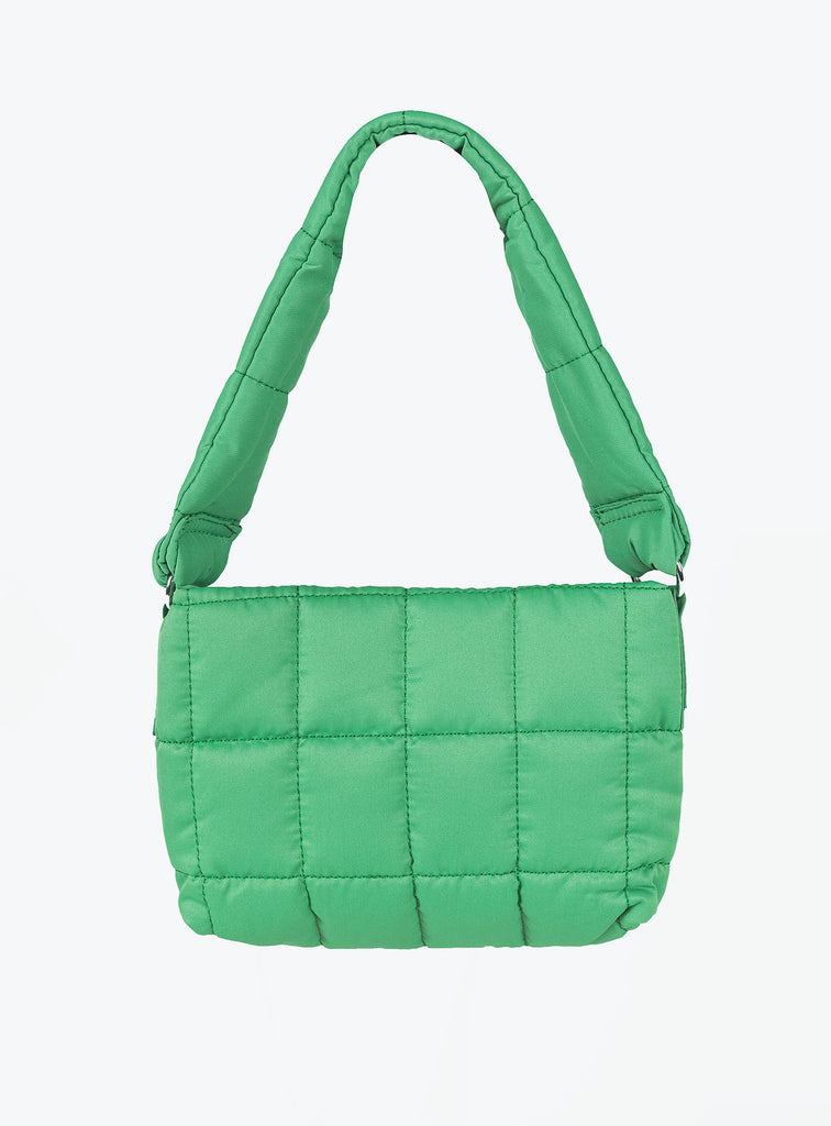Auora Quilted Shoulder Bag Green