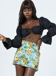   front view of model wearing Princess Polly Selby Mini Skirt Multi 