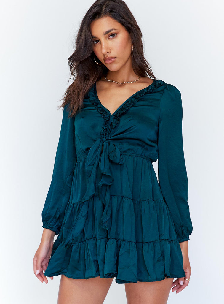 Randi Mini Dress Teal