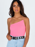 Princess Polly Sleeveless Asymmetric Neckline  Evella Bodysuit