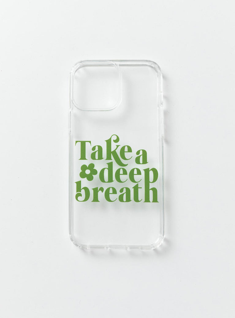 iPhone case Clear plastic style Graphic print