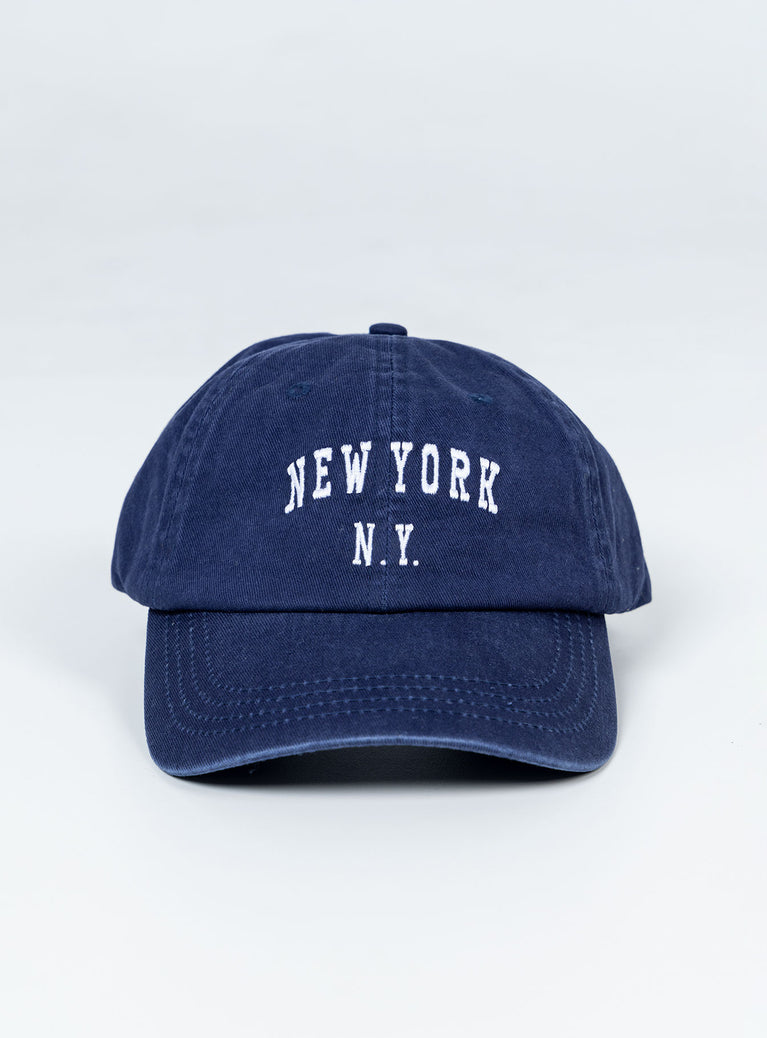New York Dad Cap Blue