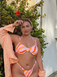 Kylie Bikini Top Pink / Orange