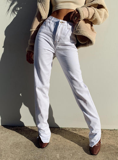 Nerin Cropped Sweater White