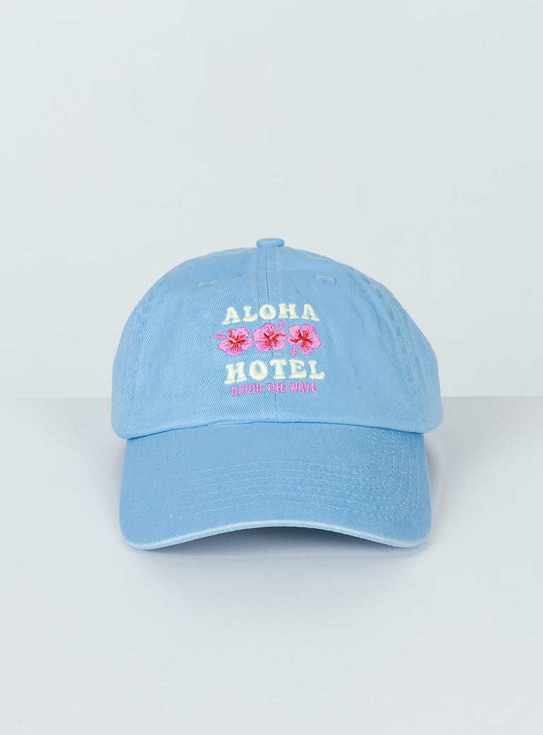 Aloha Hotel Dad Cap Blue