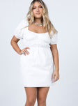 Princess Polly   Aviana Mini Dress White