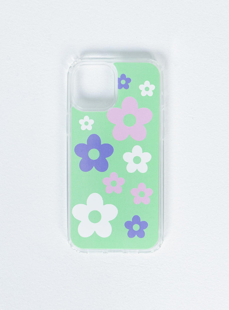iPhone case Princess Polly Exclusive 50% PC 50% TPU Plastic back  Graphic print  Grip detail on sides  Tech chain holes 
