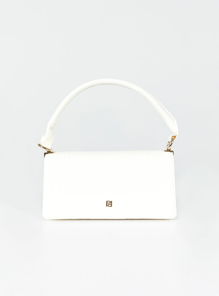 Everidge Shoulder Bag White